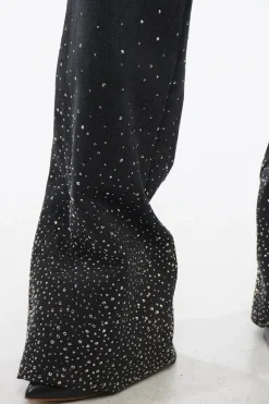 Jeans a Vita Bassa BLING con Cristalli All-Over e Fondo Ampio 26cm></noscript>Off-White Best