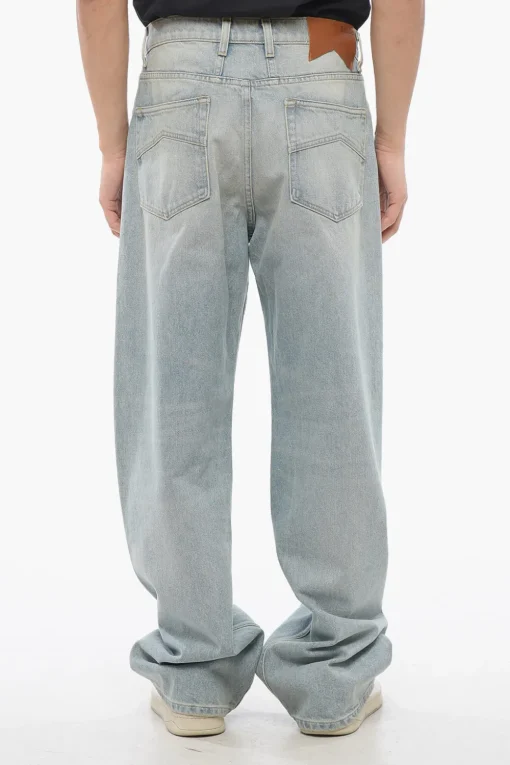 Clearance Jeans Baggy Fit a Lavaggio Chiaro 26cm Uomo Jeans