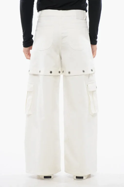 Jeans Baggy Fit Con Logo Ricamato>Off-White Online