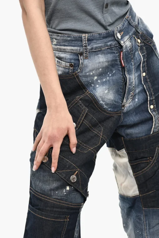 Jeans Baggy Fit Effetto Vintage>Dsquared2 New