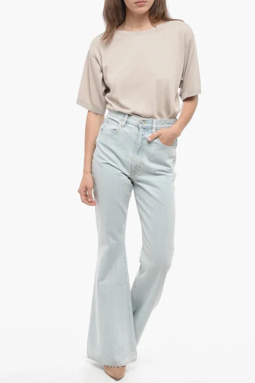 Jeans Boot Cut a Vita Alta 30cm>Slvrlake Online