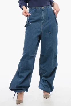 New Jeans Bootcut Con Lacci alla Caviglia 26cm Donna Jeans