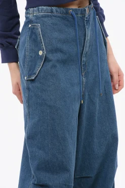 New Jeans Bootcut Con Lacci alla Caviglia 26cm Donna Jeans
