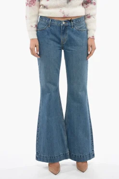 Discount Jeans Bootcut 70'S a Vita Bassa 32cm Donna Jeans