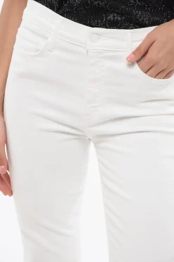 Jeans Bootcut THE WEEKENDER FRAY in Denim Stretch 25cm></noscript>Mother Discount