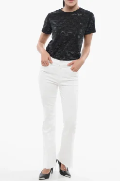 Jeans Bootcut THE WEEKENDER FRAY in Denim Stretch 25cm></noscript>Mother Discount