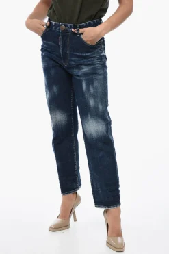 Jeans Boston con Effetto Distressed 20cm>Dsquared2 Best
