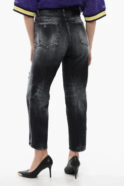 Best Jeans Boston Fit in Denim Distressed 18cm Donna Jeans