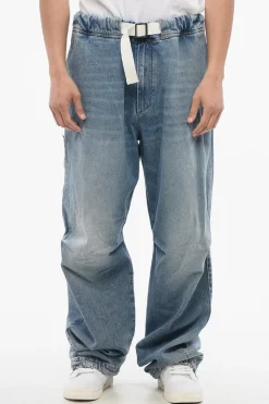 Hot Jeans Boyfriend Fit JORDAN con Elastico in Vita 27cm Uomo Jeans