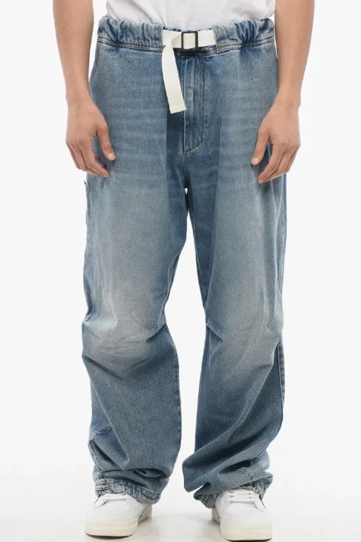 Hot Jeans Boyfriend Fit JORDAN con Elastico in Vita 27cm Uomo Jeans