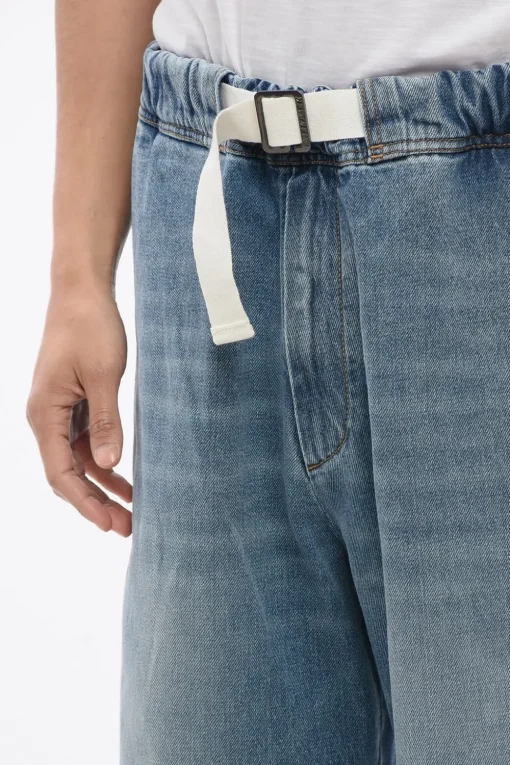 Hot Jeans Boyfriend Fit JORDAN con Elastico in Vita 27cm Uomo Jeans