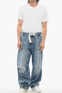 Hot Jeans Boyfriend Fit JORDAN con Elastico in Vita 27cm Uomo Jeans