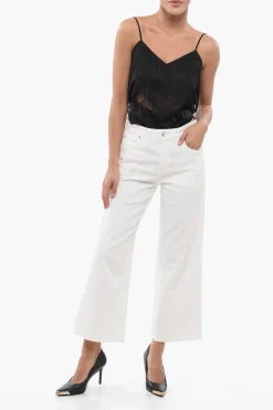 Jeans BREA in Tinta Unita a Gamba Ampia 26cm></noscript>Department 5 Clearance