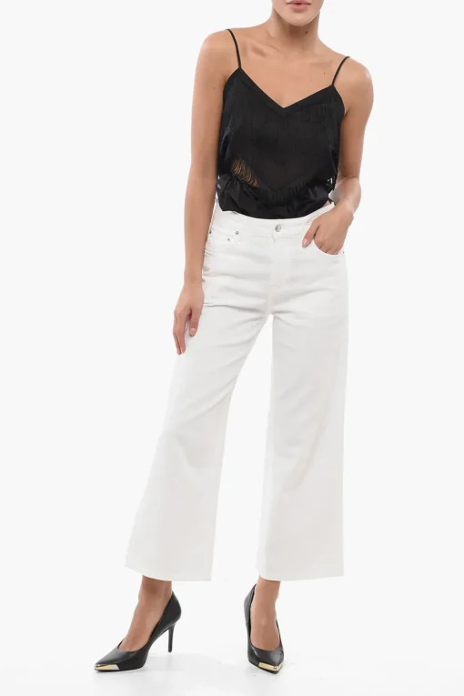 Jeans BREA in Tinta Unita a Gamba Ampia 26cm>Department 5 Clearance