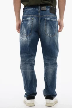 Clearance Jeans BRO in Denim Distressed Uomo Jeans