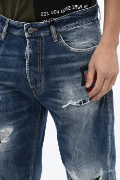 Clearance Jeans BRO in Denim Distressed Uomo Jeans