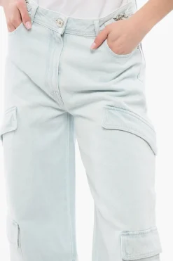 Clearance Jeans Cargo Medusa con Lavaggio Chiaro Donna Jeans