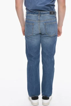 Online Jeans con Effetto Distressed e Lavaggio Chiaro 19cm Uomo Jeans