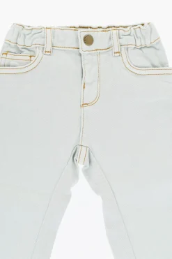 New Jeans COOKIE in Denim Stretch con Cuciture a Vista Bambino Abbigliamento|Abbigliamento