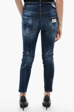 Clearance Jeans Cool Girl Fit con Dettagli Sketch 14cm Donna Jeans