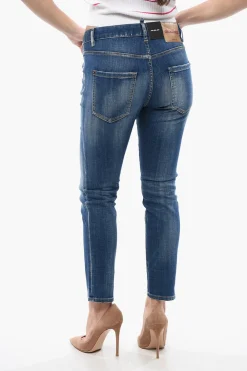Jeans Cool Girl Fit con Lavaggio Mid 15cm>Dsquared2 New