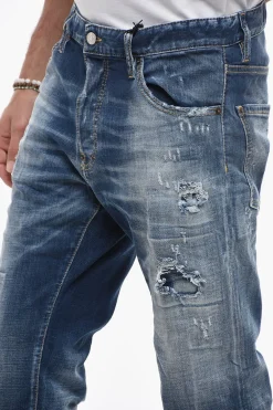 Jeans Cool Guy con Dettaglio Distressed></noscript>Dsquared2 Discount