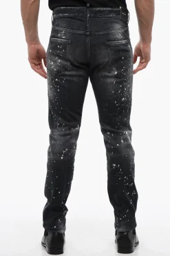 New Jeans Cool Guy Distressed con Borchie Uomo Jeans