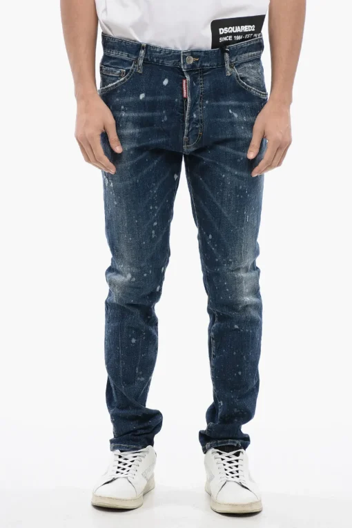 Jeans Cool Guy Distressed con Lavaggio Scuro>Dsquared2 Online