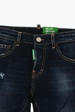 Online Jeans COOL GUY Effetto Delave' con Cuciture a Vista Bambino Abbigliamento