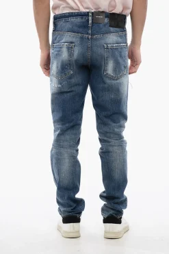 Clearance Jeans Cool Guy Fit in Denim Distressed 17cm Uomo Jeans
