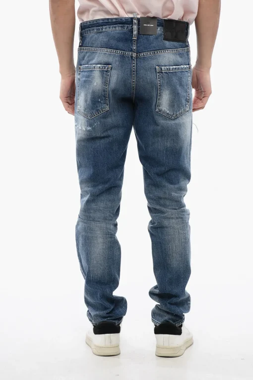Clearance Jeans Cool Guy Fit in Denim Distressed 17cm Uomo Jeans