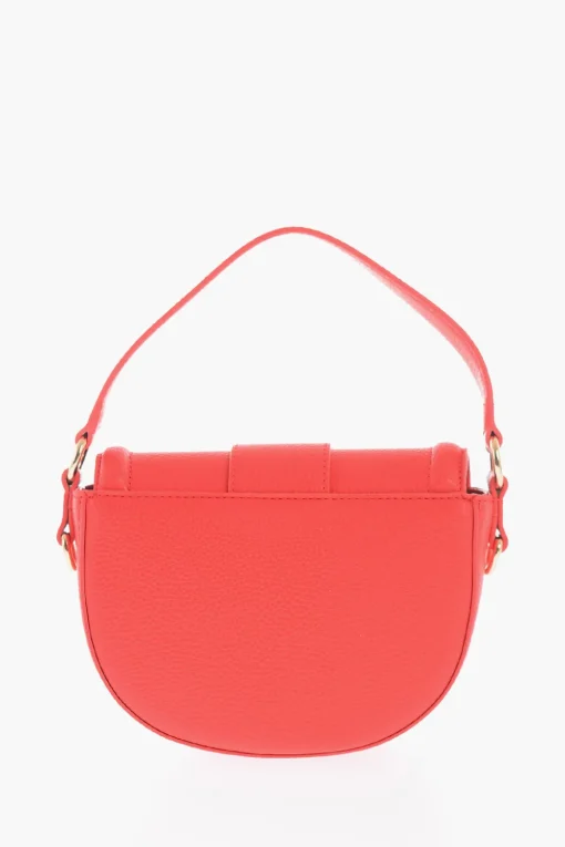 JEANS COUTURE Borsa a Spalla in Ecopelle Martellata con Maxi Fibbia Dorata>Versace Best