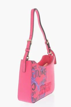 JEANS COUTURE Borsa a Spalla a Motivo Barocco con Logo in Rilievo>Versace Discount