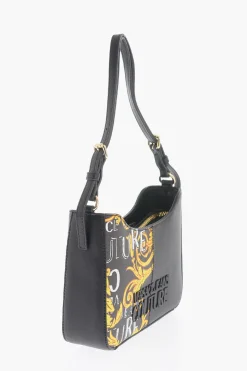 Discount JEANS COUTURE Borsa a Spalla a Motivo Barocco con Logo in Rilievo Donna Borse A Spalla