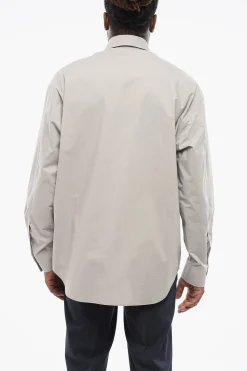 JEANS COUTURE Camicia Sahariana in Cotone>Versace Clearance