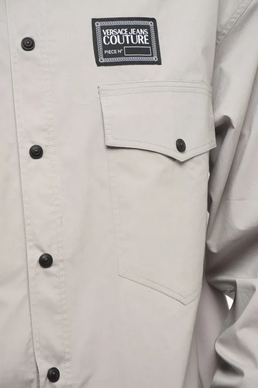 JEANS COUTURE Camicia Sahariana in Cotone>Versace Clearance