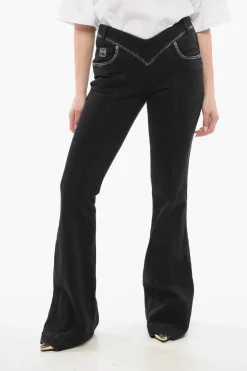Best JEANS COUTURE jeans Palazzo con Zip Laterale Donna Jeans