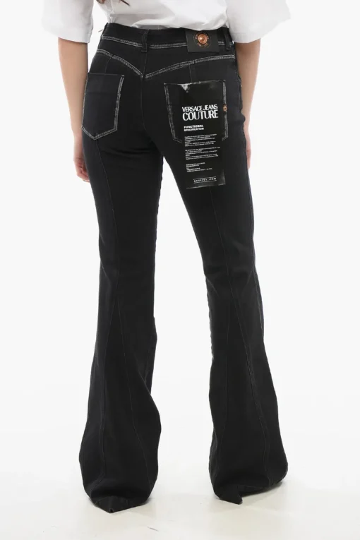Best JEANS COUTURE jeans Palazzo con Zip Laterale Donna Jeans