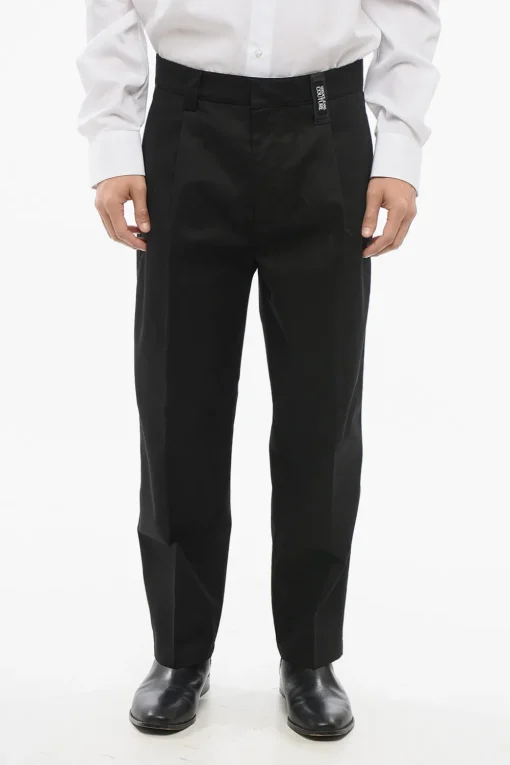 JEANS COUTURE Pantaloni 4 Tasche in Misto Cotone>Versace New