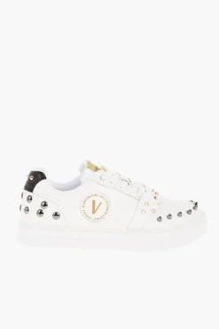 JEANS COUTURE Sneakers Basse COURT 88 in Pelle Martellata con Borchie></noscript>Versace Hot
