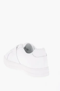 Sale JEANS COUTURE Sneakers Basse in Pelle con Maxi Fibbia Decorativa Donna Sneaker