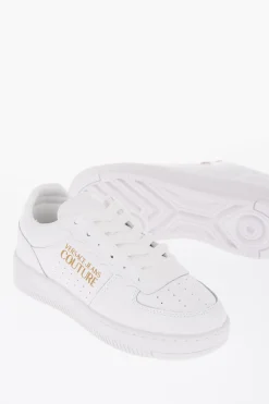 JEANS COUTURE Sneakers Basse MEYSSA in Pelle con Dettaglio Logo Glitter>Versace Fashion