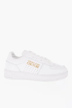 JEANS COUTURE Sneakers Basse MEYSSA in Pelle con Dettaglio Logo Glitter>Versace Fashion