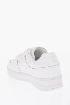 JEANS COUTURE Sneakers Basse MEYSSA in Pelle con Dettaglio Logo Glitter></noscript>Versace Fashion