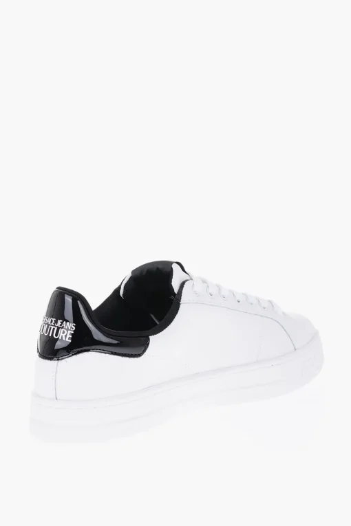 Sale JEANS COUTURE Sneakers COURT 88 in Pelle Martellata con Dettagli a Contrasto Uomo Sneaker