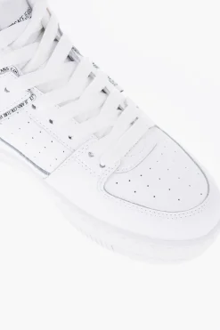 Discount JEANS COUTURE Sneakers MEYSSA in Pelle con Stampa Logo a Contrasto Donna Sneaker