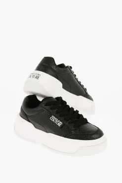 JEANS COUTURE Sneakers RAVEWING in Ecopelle Effetto Pitone con Platform 5.5cm>Versace Discount