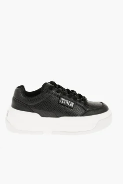 JEANS COUTURE Sneakers RAVEWING in Ecopelle Effetto Pitone con Platform 5.5cm></noscript>Versace Discount