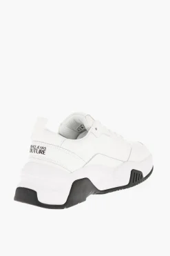 JEANS COUTURE Sneakers STARGAZE in Pelle con Dettagli a Contrasto>Versace Online