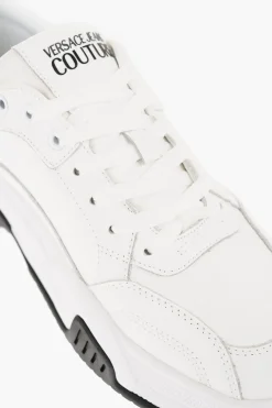 JEANS COUTURE Sneakers STARGAZE in Pelle con Dettagli a Contrasto></noscript>Versace Online